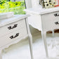 Gorgeous French Provincial End Tables, Night Stands Painted White