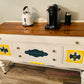 Custom Refinished Mediterranean Jacobean Sideboard Painted With Fusion Mineral Paint