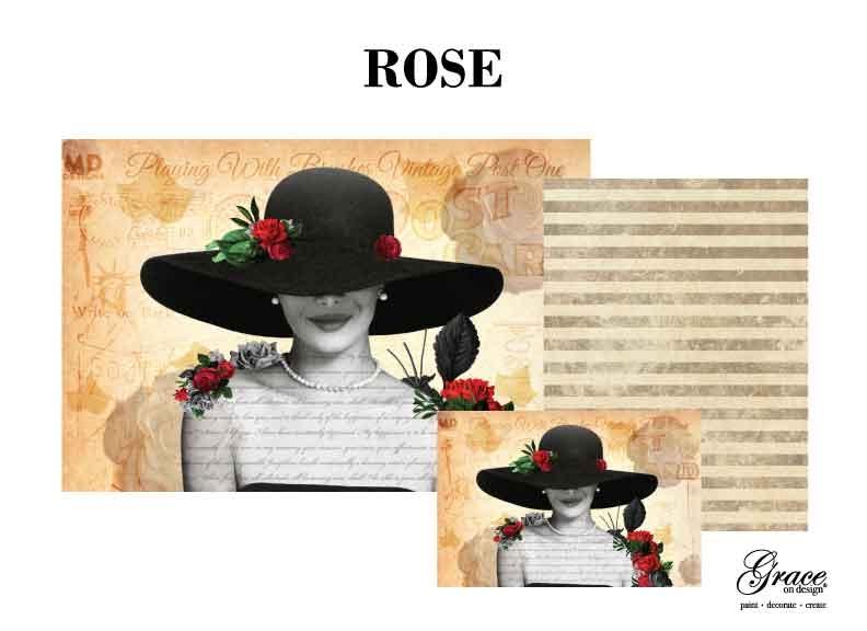 Grace on Design - Rose Decoupage Pack