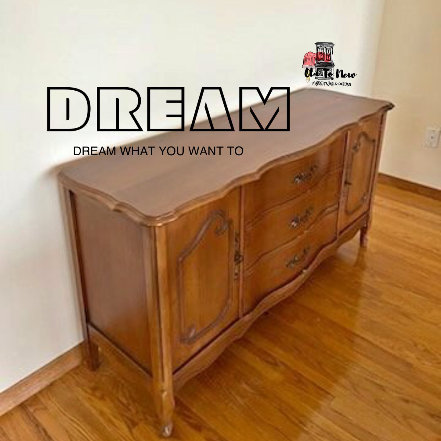 Large Sideboard Available, French Provincial; Choose A Paint Color and Customize This Sideboard