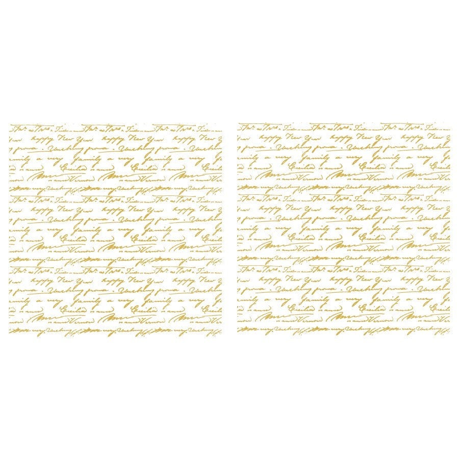 Hokus Pokus; Metallic Gold Foils – My Diary – 2 Sheets, Old to New Furniture & Decor