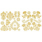 Hokus Pokus; Metallic Gold Foils – Rococo – 2 Sheets, Old to New Furniture & Decor