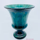 Blue Mountain Pottery Gorgeous Shades of Blue Glazed Pedestal Vase