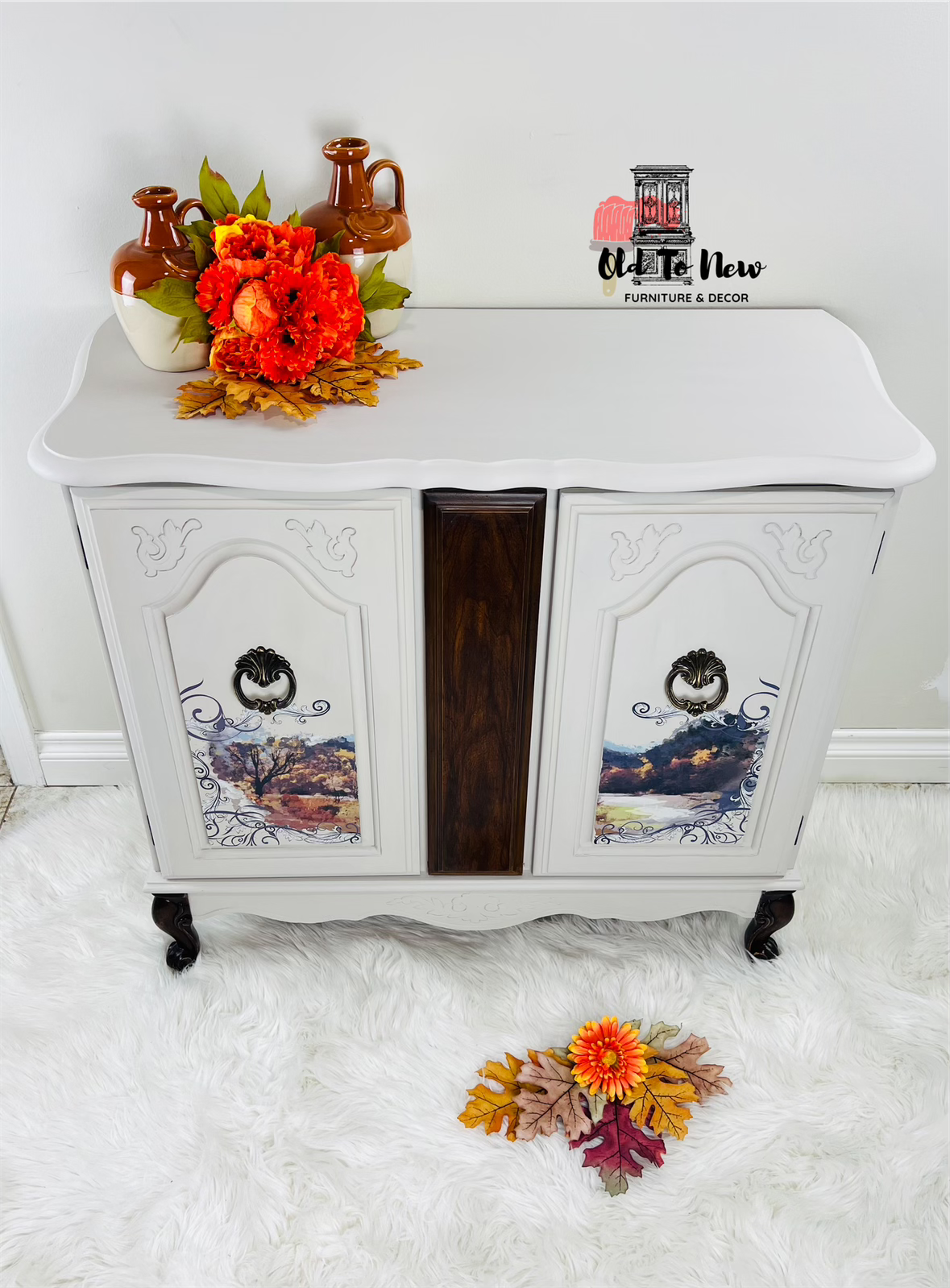 Gorgeous French Provincial Cabinet Sideboard Painted Beige with Annie Sloan Chalk Paint