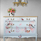 Hokus Pokus Transfer - Oiseau Rose Furniture Transfer