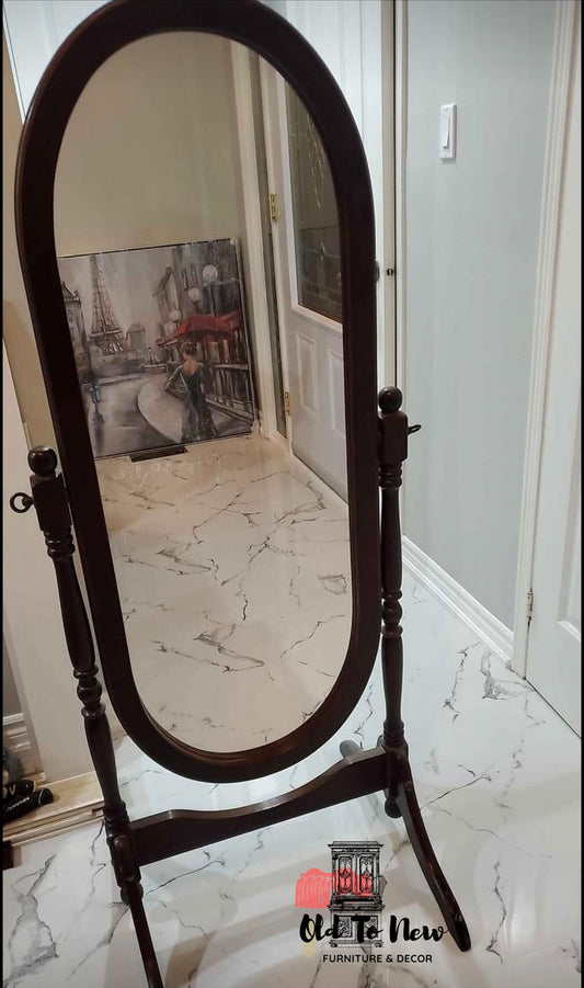 Antique Cheval Dressing Mirror; Choose Paint Color and Customize This Mirror