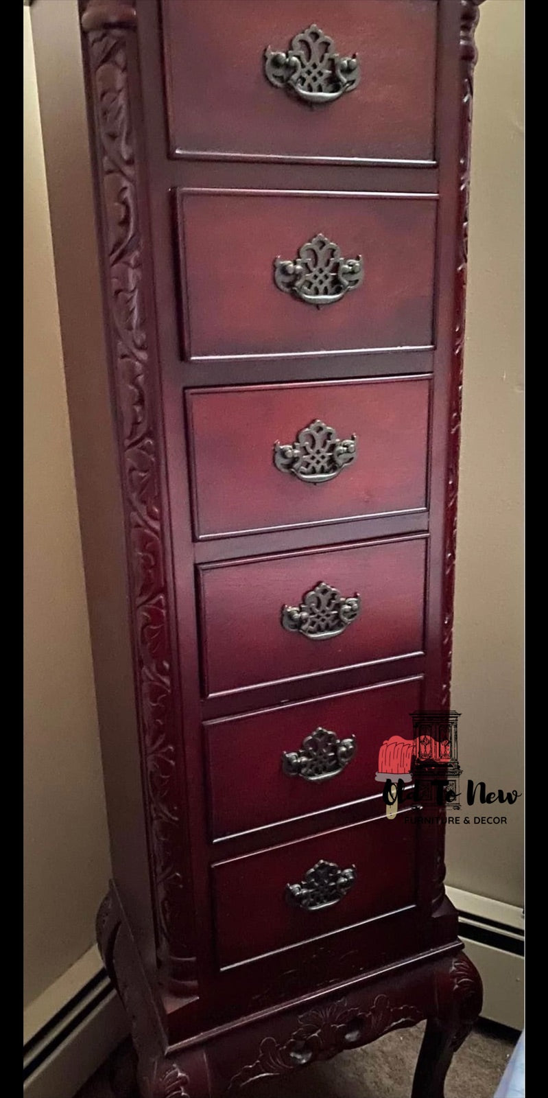 Sold; Exquisite Tall and Gorgeous Lingerie Dresser; Choose Paint Color and Customize This Lingerie Dresser