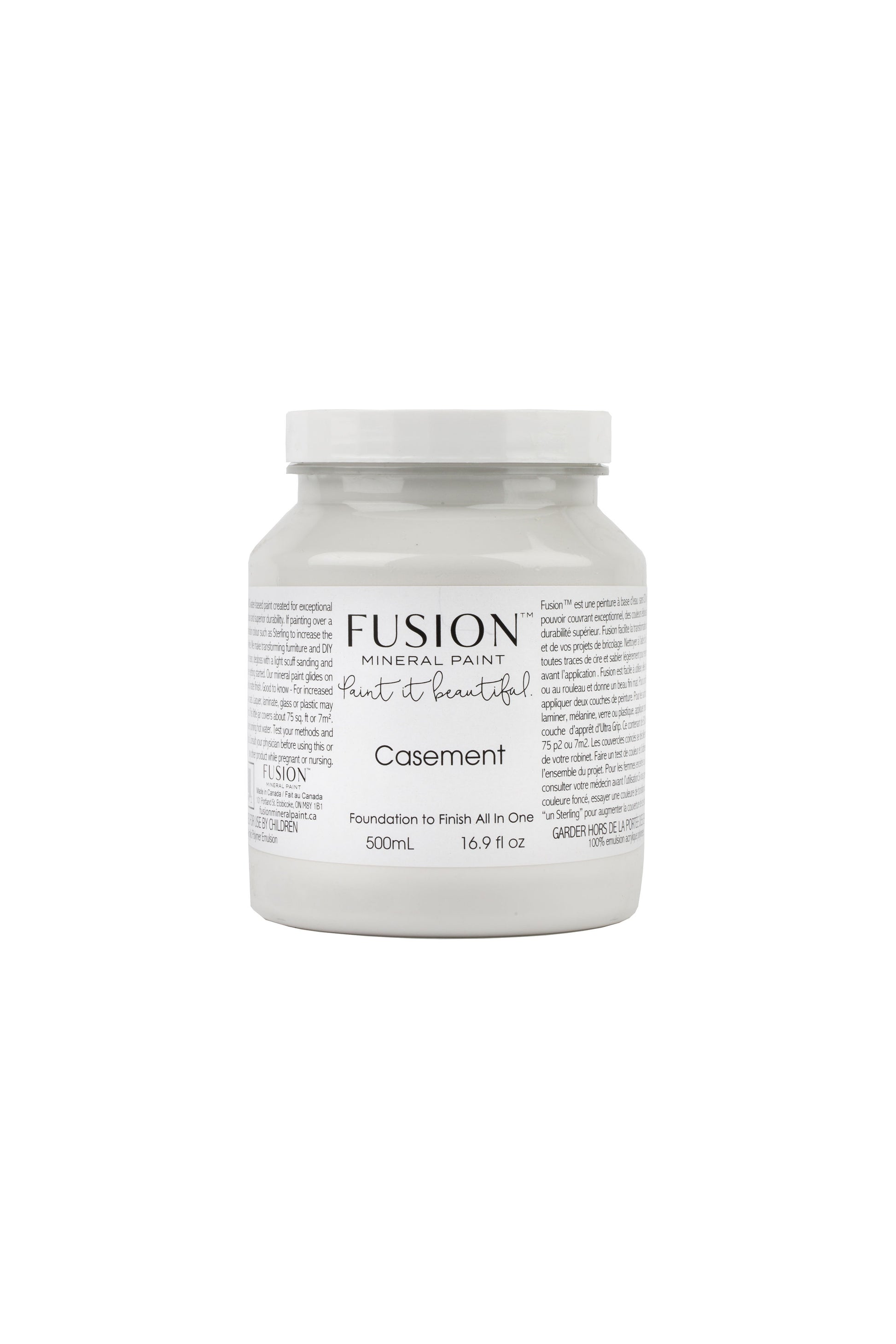 Casement Fusion Mineral Paint, Warm White Paint | 500ml Pint Size 