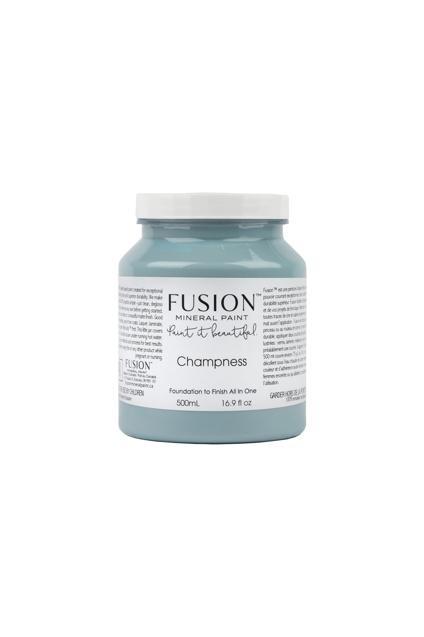 Champness Fusion Mineral Paint, Light Blue Paint Color | 500ml Pint Size