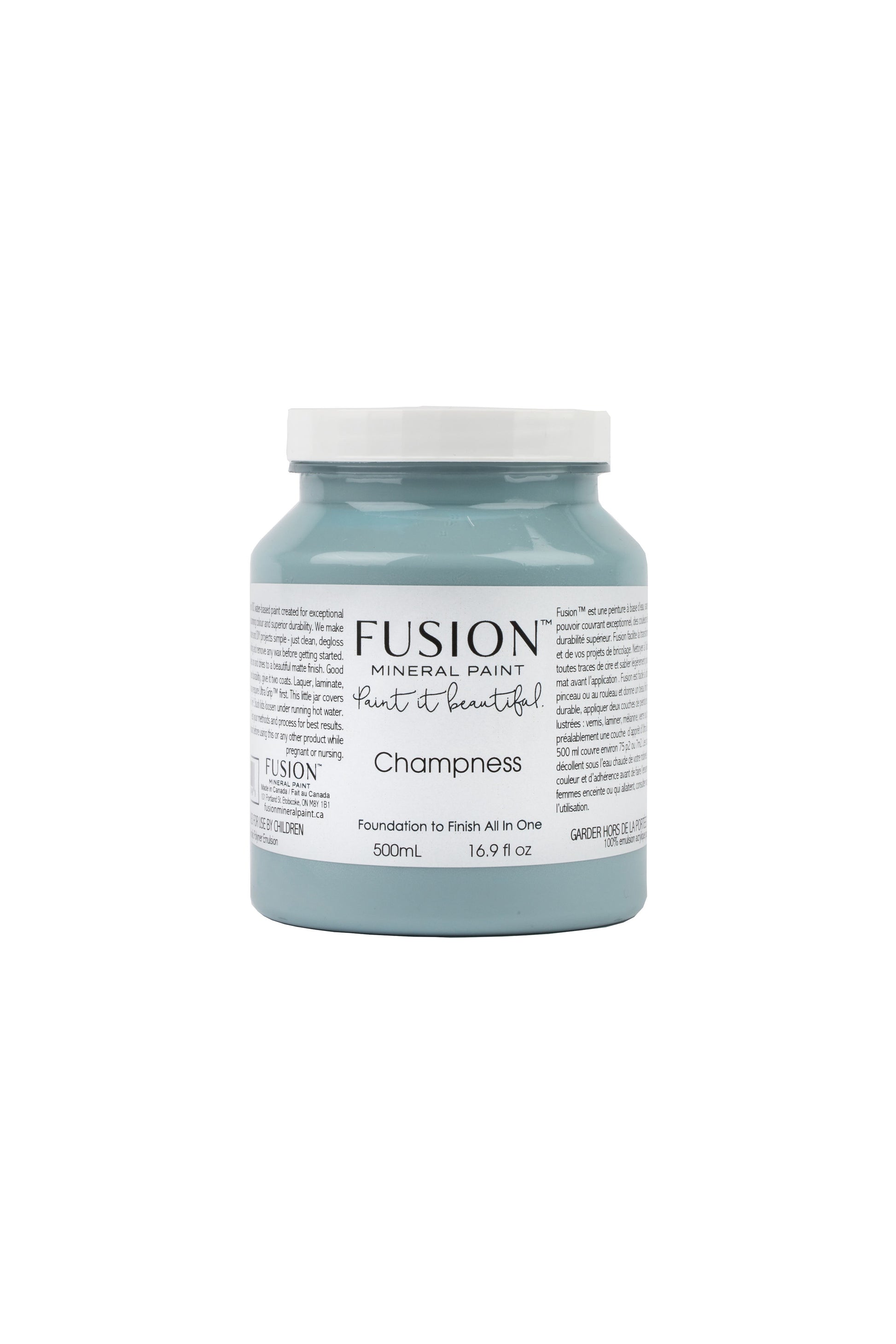 Champness Fusion Mineral Paint, Light Blue Paint Color | 500ml Pint Size