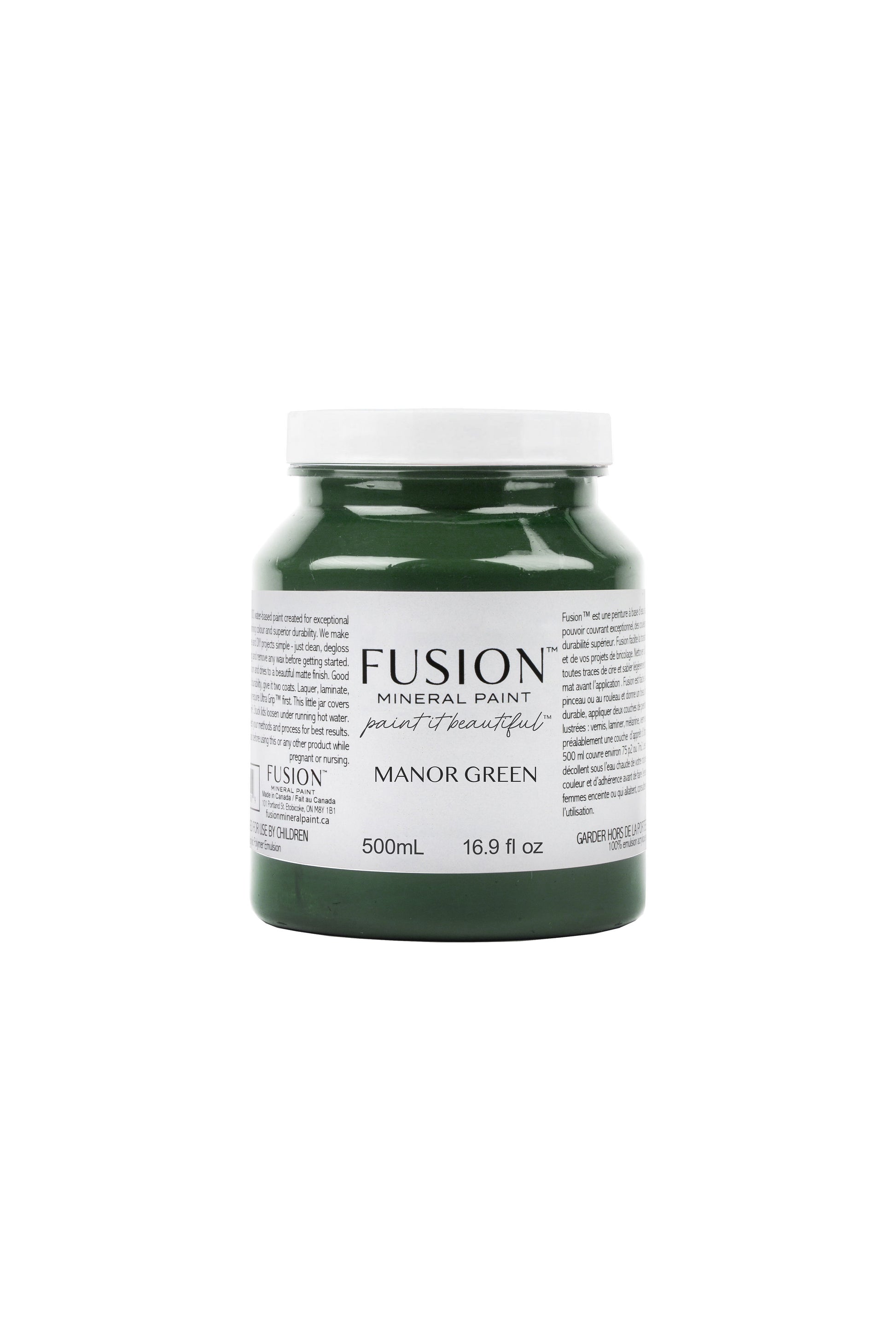 Manor Green Fusion Mineral Paint| 500ml Pint Size