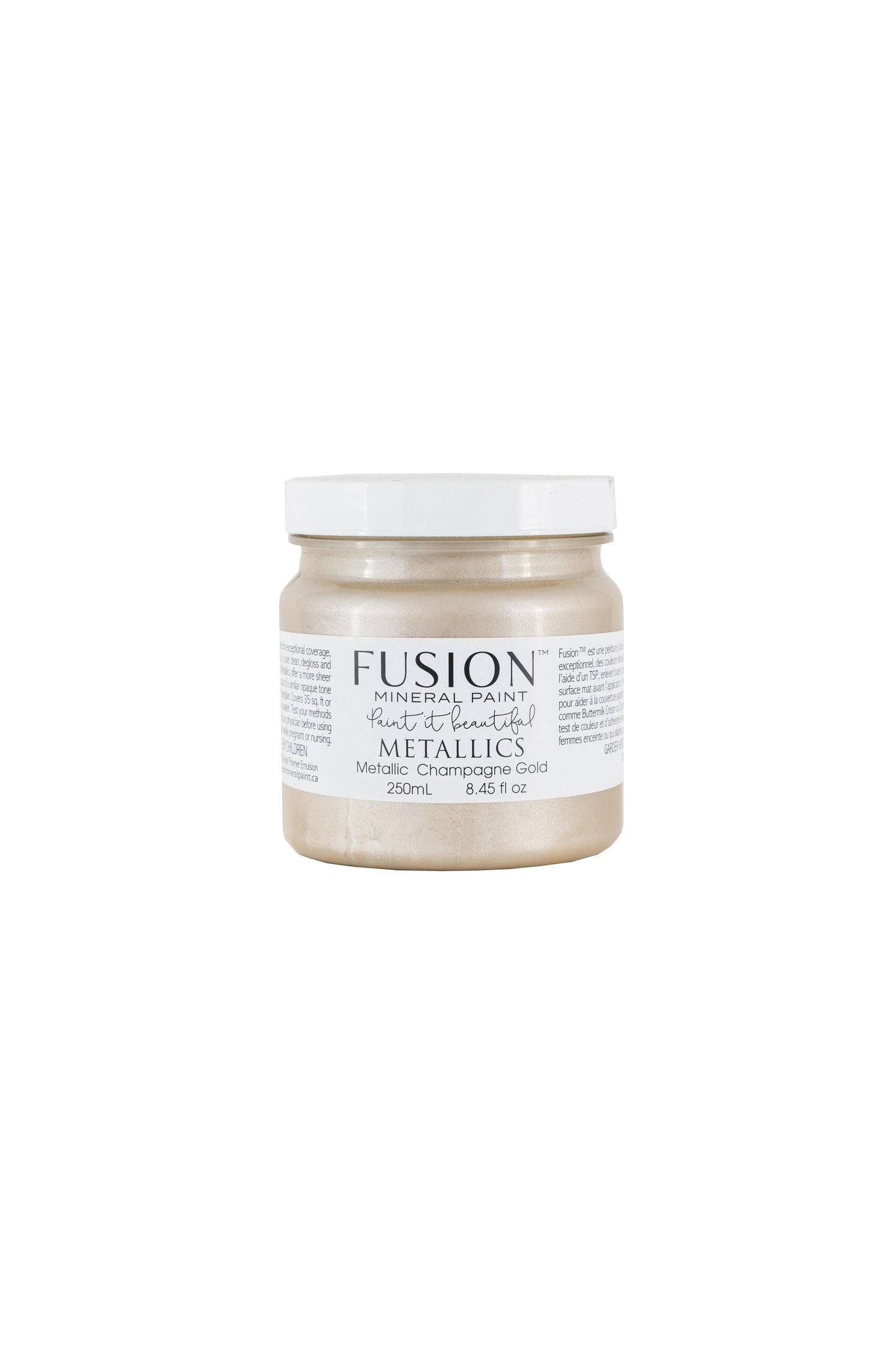 Fusion Metallics, Metallic Champagne Gold  - 250 ml, Old to New Furniture