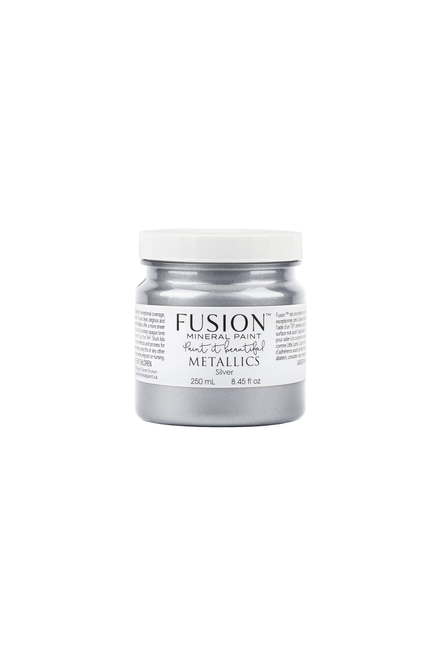 Fusion Metallics, Silver - 250 ml, Old to New Furniture