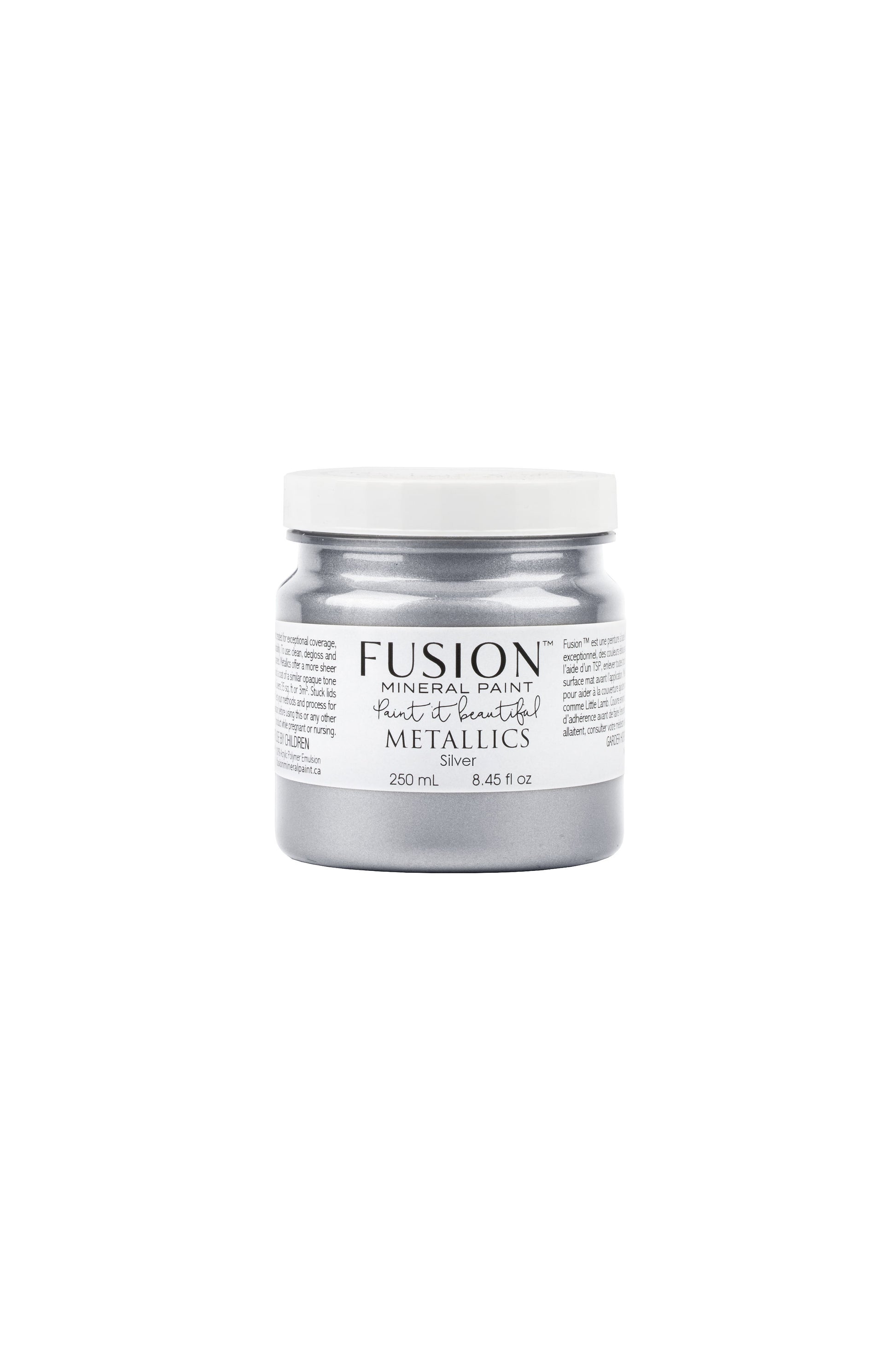 Fusion Metallics, Silver - 250 ml, Old to New Furniture
