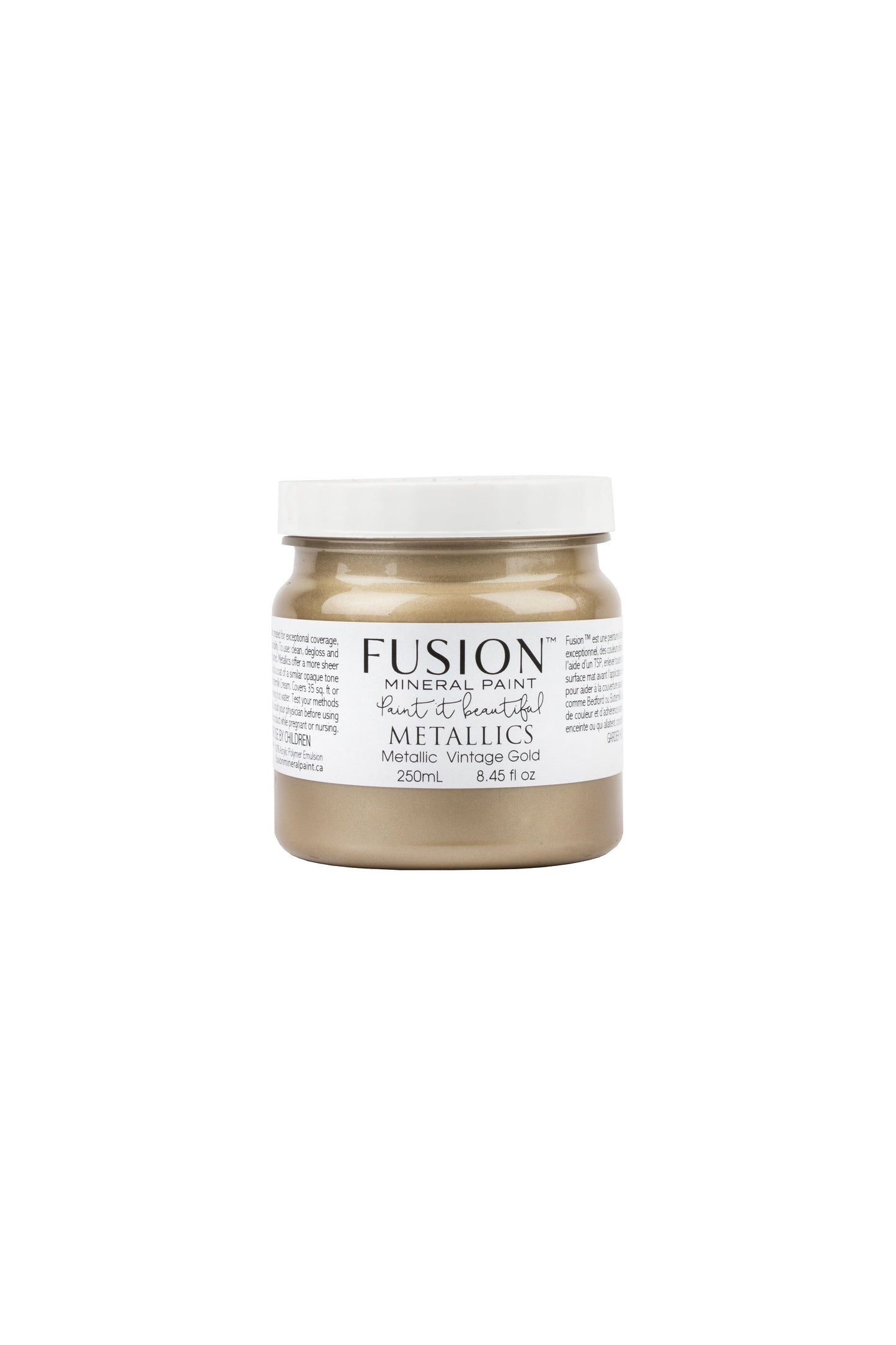 Fusion Metallics, Metallic Vintage Gold  - 250 ml, Old to New Furniture