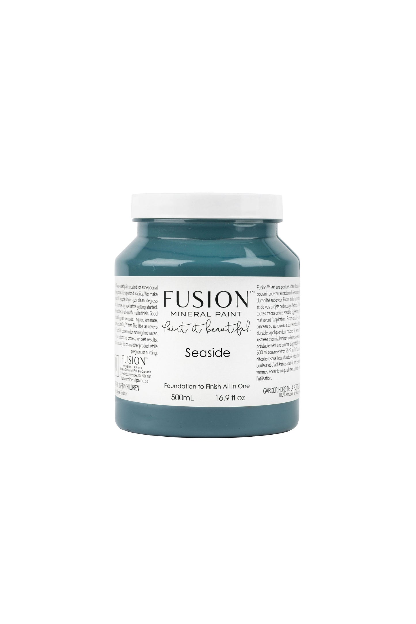 Seaside Fusion Mineral Paint, Costal Blue Paint Color| 500ml Pint Size