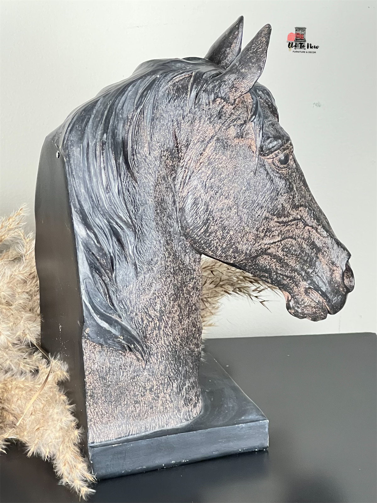 Alcott Hill Resin Horse End Bookend, Home Decor, Brown Horse Head, see it at  Old to New Furniture & Decor