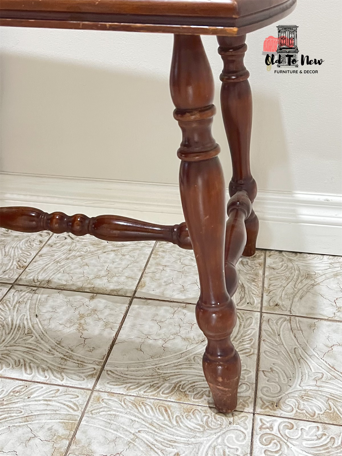 Spindle Legs | Rattan Cane Table 