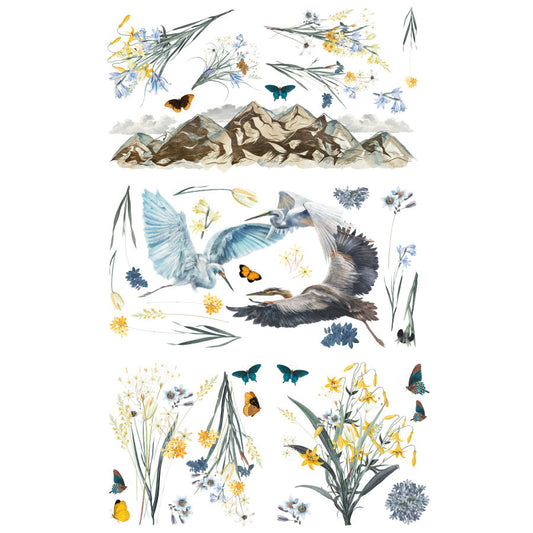 Hokus Pokus; A Birds View – Large Transfer – 6 sheets