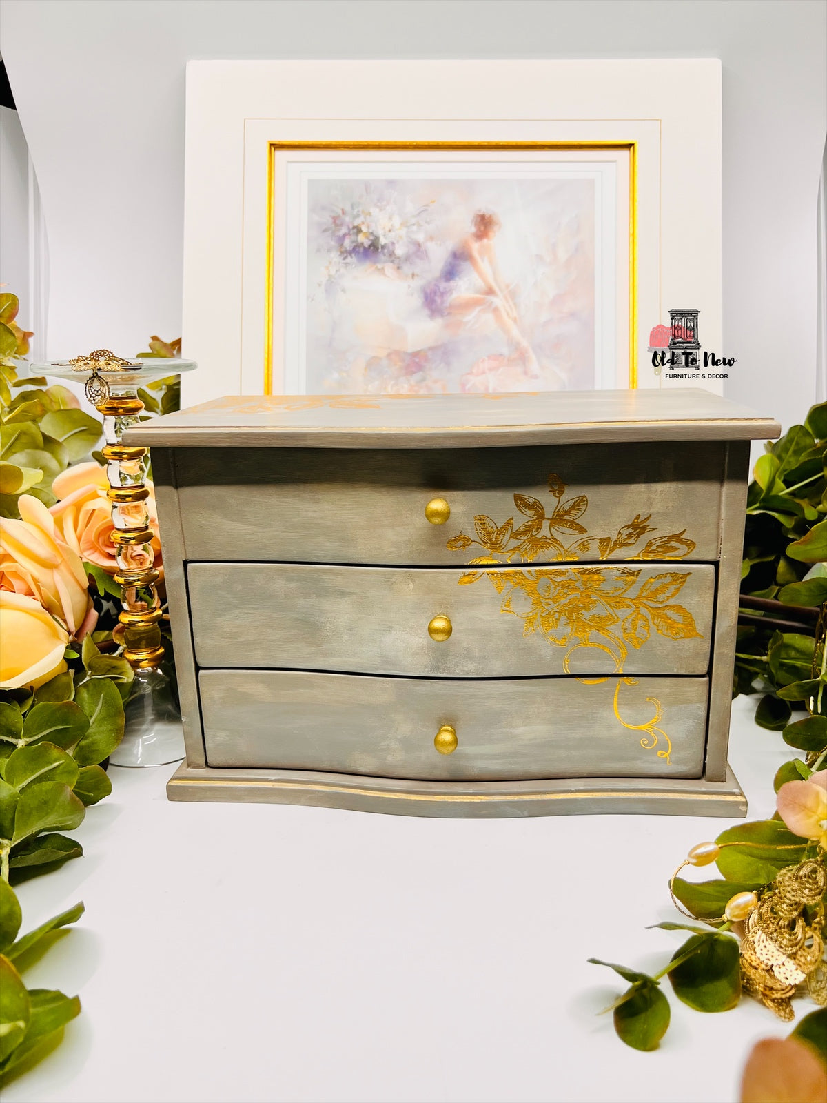 Modern Jewellery Chest, Old to New Furniture & Decor