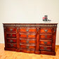 Large Wood Dresser with Metal Details; Choose A Paint Color and Customize This Dresser