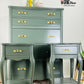 5 Drawer Tall Armoire and 2 End Tables Everett Fusion Mineral Paint; Old to New Furniture & Decor