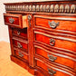Large Wood Dresser with Metal Details; Choose A Paint Color and Customize This Dresser