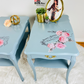 French Provincial Side Tables with Hokus Pokus Transfer,  Old to New furniture & Decor